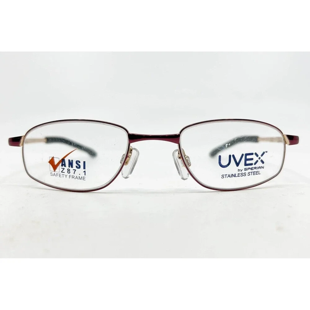 UVEX Titmus SW04 Frames Burgundy Gold Stainless Steel ANSI Z87.1 50-20